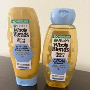 NWT Garnier Whole Blends Honey Water Shampoo and Conditioner Set